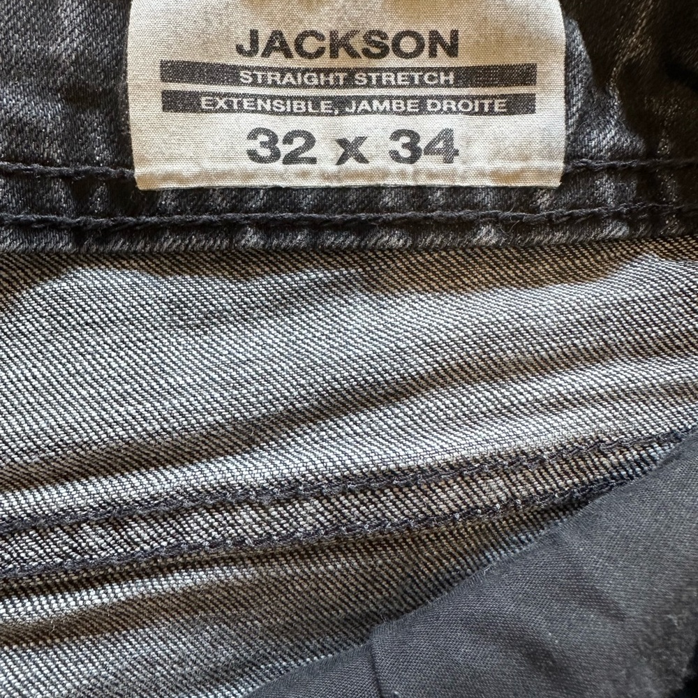 Buffalo David Bitton Jackson Black Denim Jeans - Picture 2 of 4
